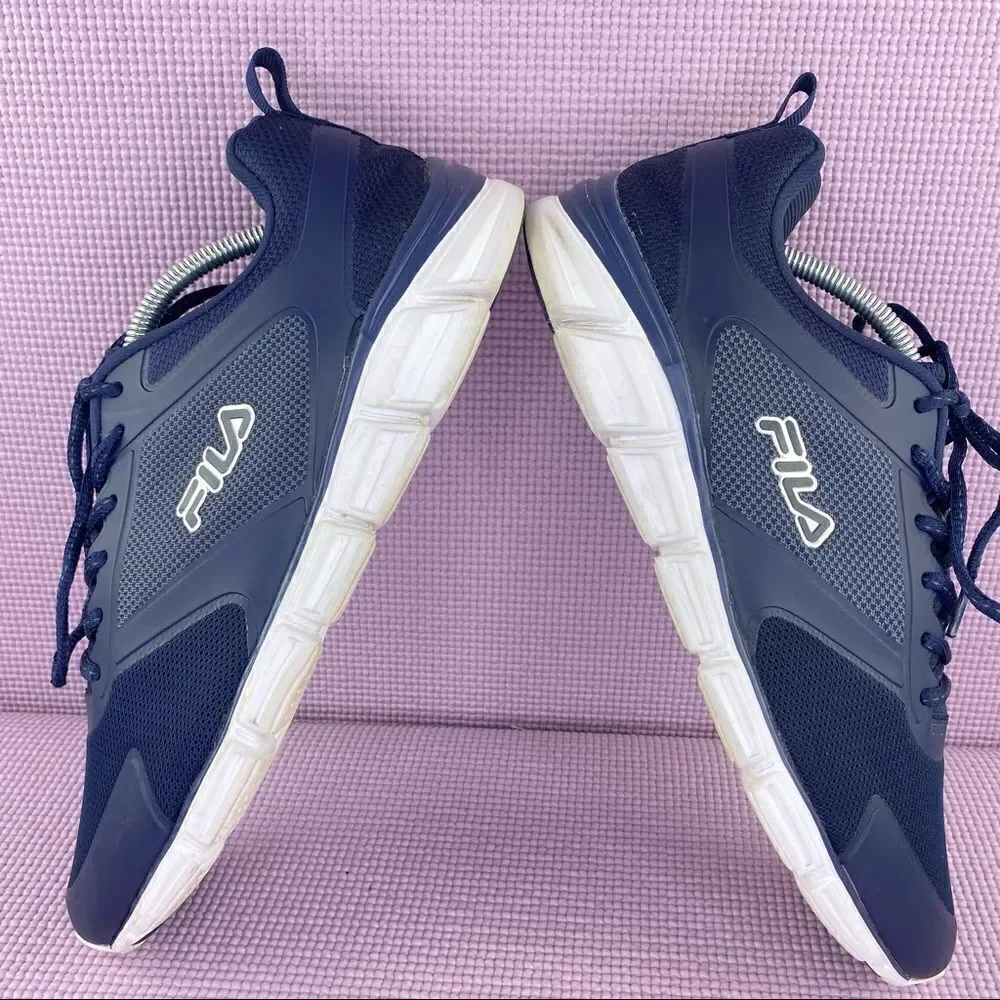 Fila Memory Foam Steelsprint Running Shoes Navy‎ Blue 10.5 1RM00103-420